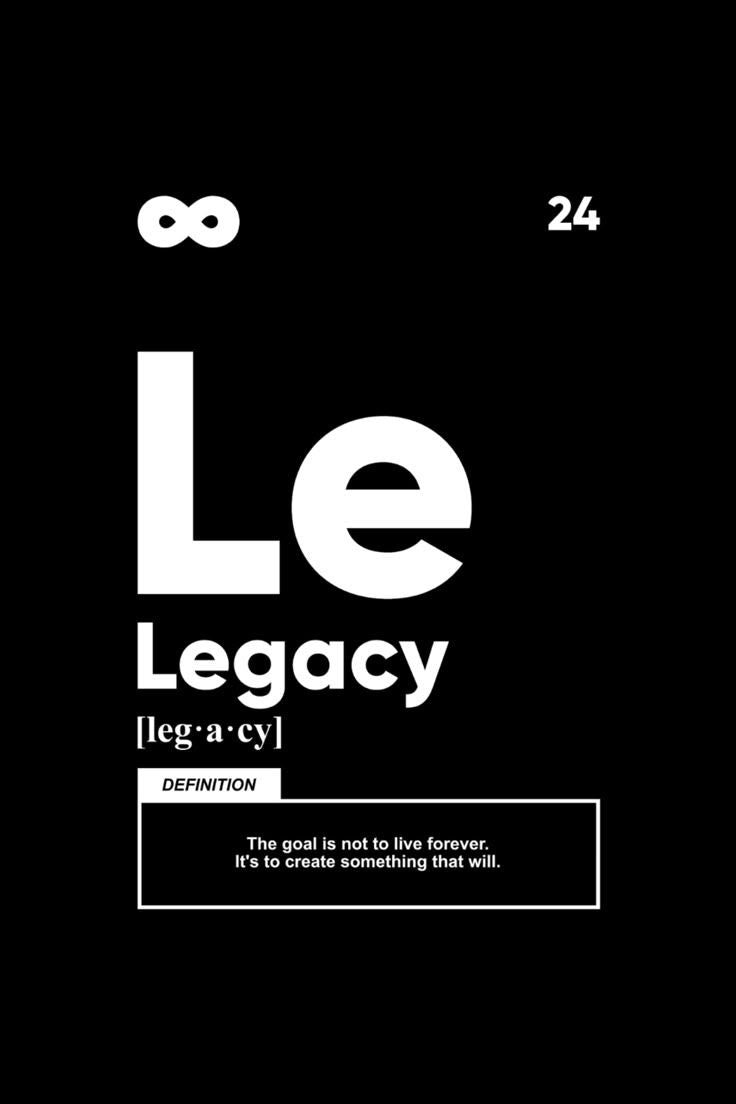 Intro to your legacy